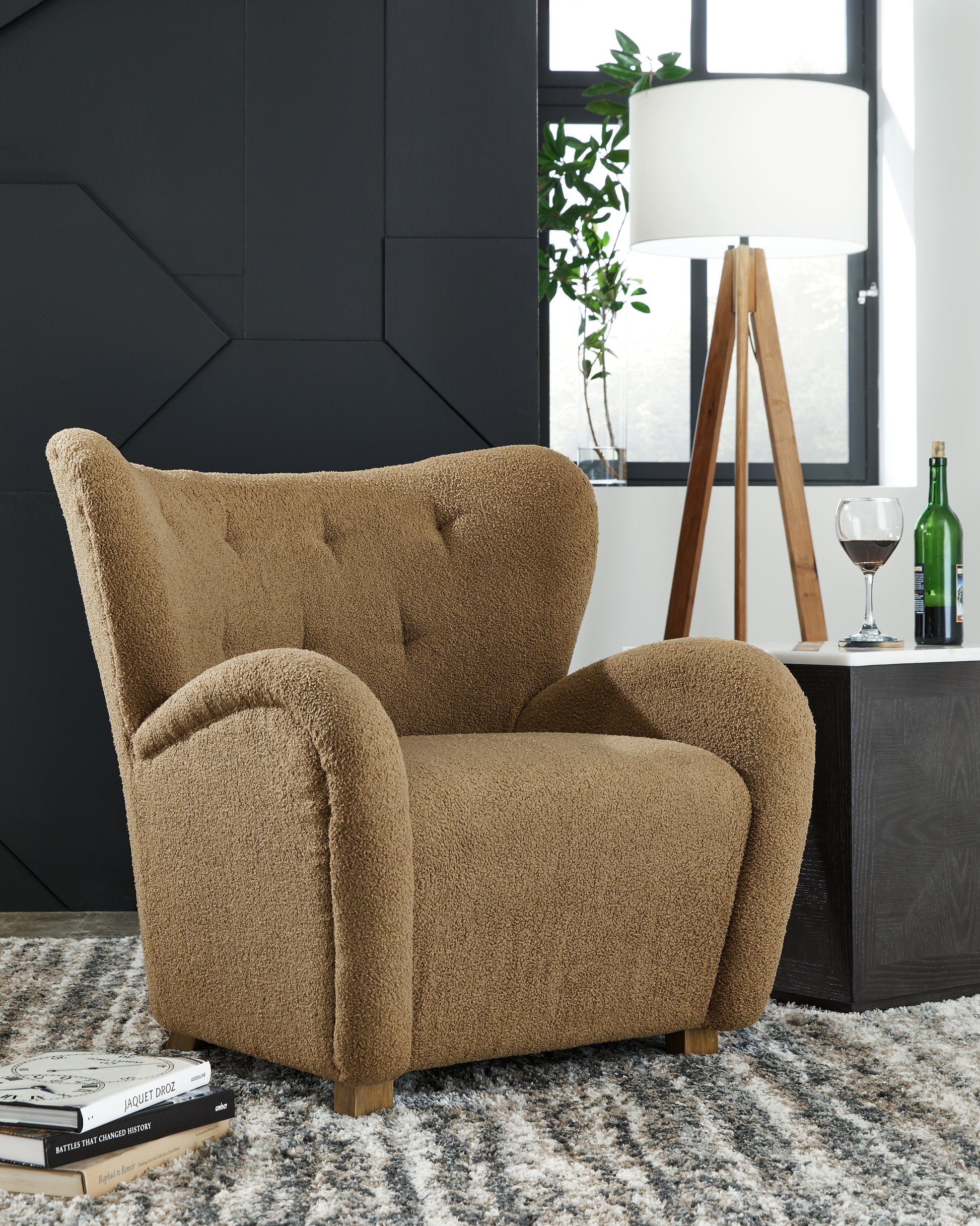 Orange Furniture Outlet - Ashley Furniture - Larbell Accent Chair - Accent Chair / Camel - A3000710