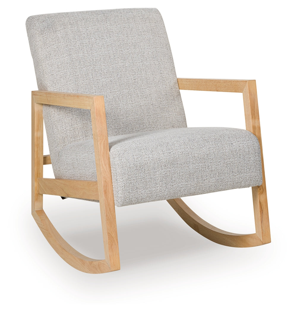 Orange Furniture Outlet - Ashley Furniture - Wychworth Accent Chair - Accent Chair / Gray/Natural - A3000745