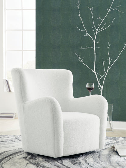 Orange Furniture Outlet - Ashley Furniture - Rowenburg Swivel Glider Accent Chair - Swivel Glider Accent Chair / Cream - A3000797