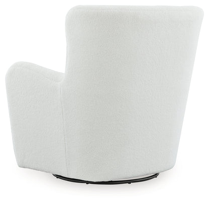 Rowenburg Swivel Glider Accent Chair