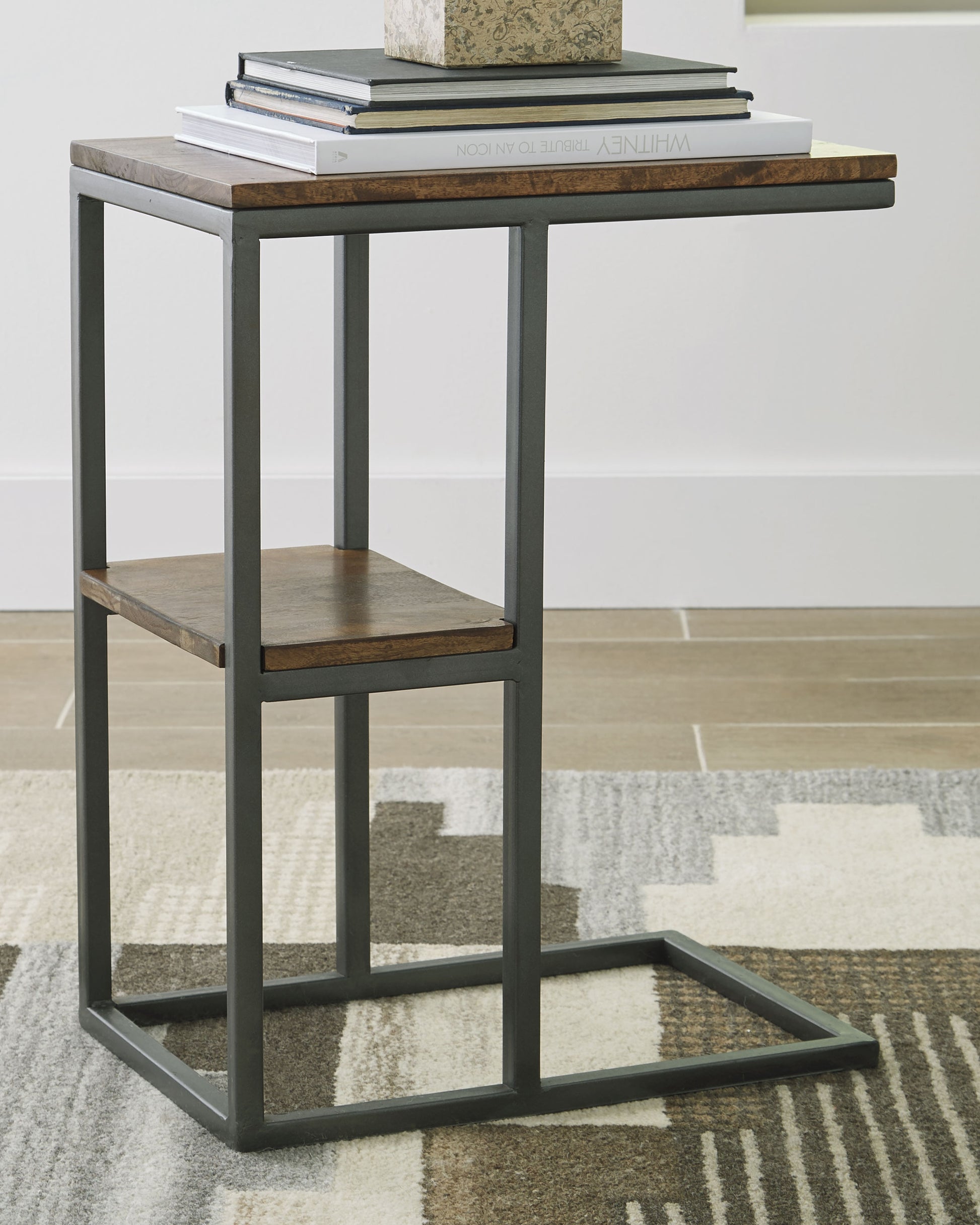 Orange Furniture Outlet - Ashley Furniture - Forestmin Accent Table - Accent Table / Natural/Black - A4000049