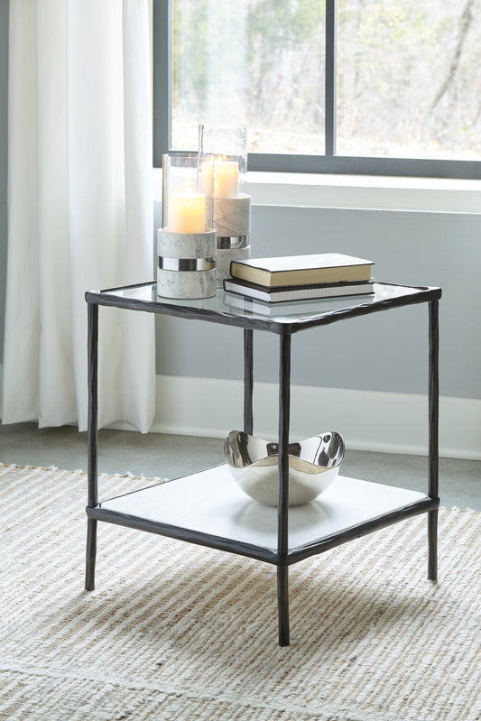Orange Furniture Outlet - Ashley Furniture - Ryandale Accent Table - Accent Table / Antique Black - A4000462