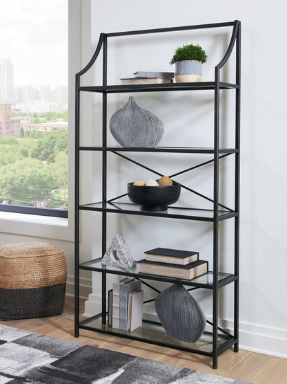 Orange Furniture Outlet - Ashley Furniture - Dakerwell Bookcase - Bookcase / Antique Black - A4000557