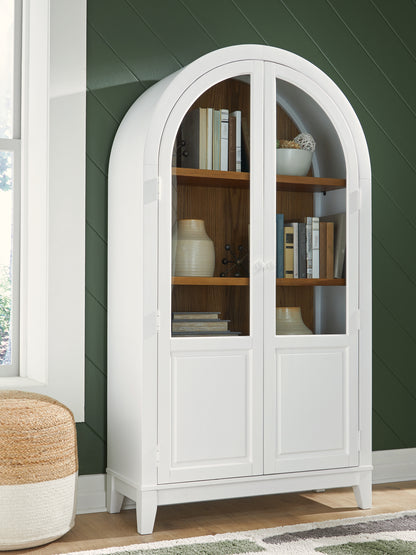 Orange Furniture Outlet - Ashley Furniture - Dagandale Accent Cabinet - Accent Cabinet / White/Natural - A4000598