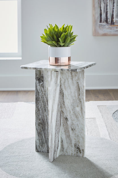 Orange Furniture Outlet - Ashley Furniture - Keithwell Accent Table - Accent Table / Gray - A4000611