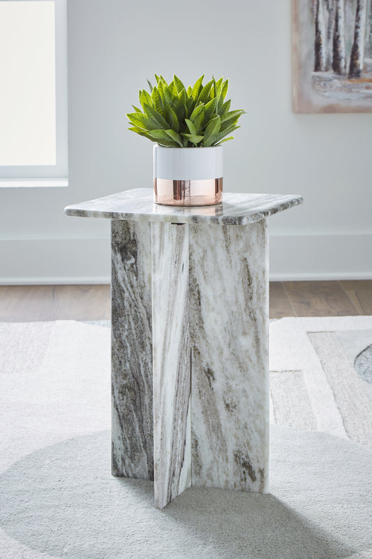 Orange Furniture Outlet - Ashley Furniture - Keithwell Accent Table - Accent Table / Gray - A4000611