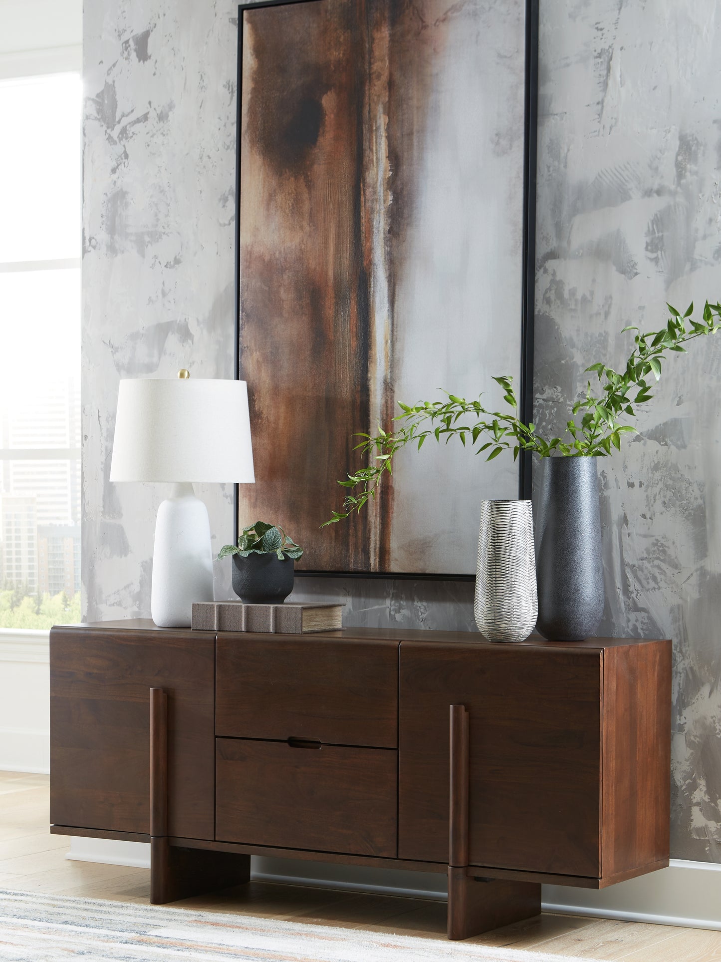 Orange Furniture Outlet - Ashley Furniture - Kydler Accent Cabinet - Accent Cabinet / Medium Brown - A4000678