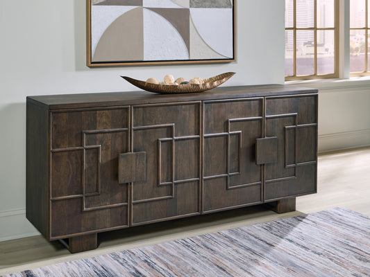 Orange Furniture Outlet - Ashley Furniture - Cato Accent Cabinet - Accent Cabinet / Dark Brown - A4000682