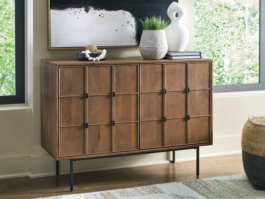 Orange Furniture Outlet - Ashley Furniture - Juddins Accent Cabinet - Accent Cabinet / Brown - A4000692