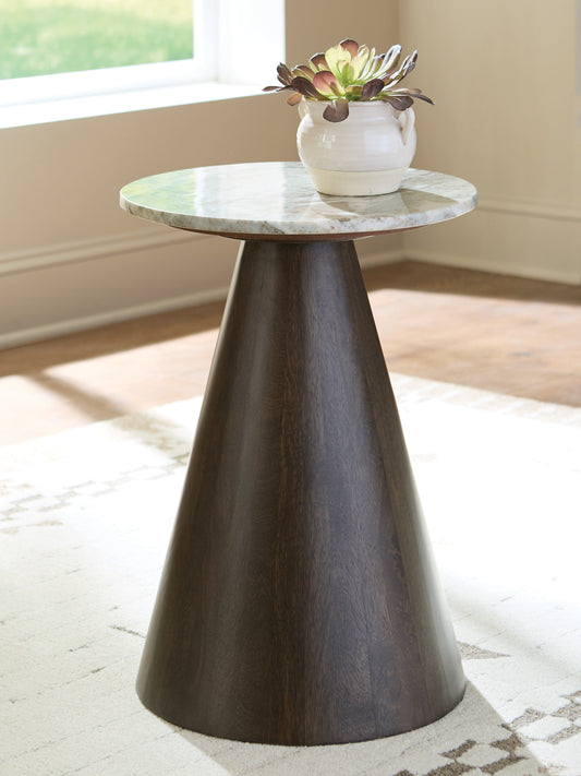 Orange Furniture Outlet - Ashley Furniture - Waltnor Accent Table - Accent Table / Gray/White/Brown - A4000720