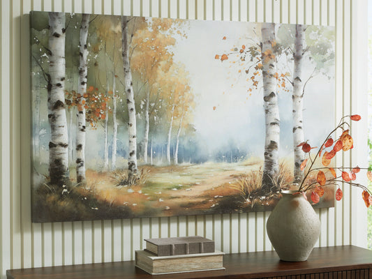 Orange Furniture Outlet - Ashley Furniture - Leithan Wall Decor - Wall Art / Multi - A8000450