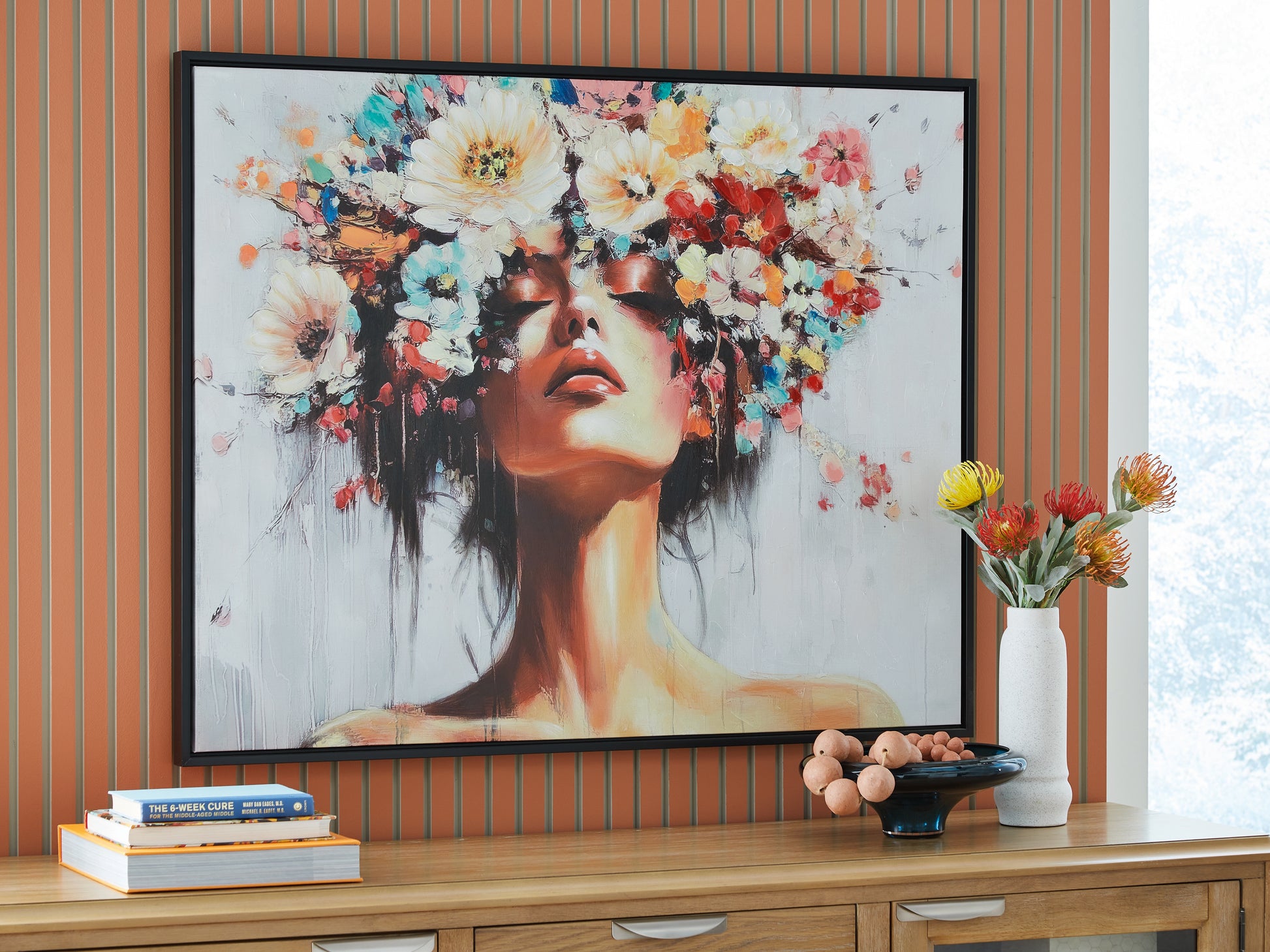 Orange Furniture Outlet - Ashley Furniture - Shadwick Wall Decor - Wall Art / Multi - A8000472