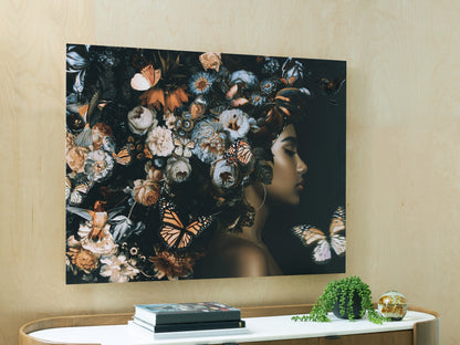 Orange Furniture Outlet - Ashley Furniture - Valfer Wall Decor - Wall Art / Orange/Black/White - A8000481