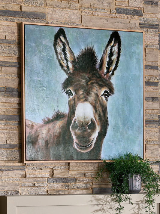 Orange Furniture Outlet - Ashley Furniture - Landerton Wall Decor - Wall Art / Brown/Blue/White - A8000488