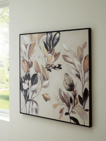 Orange Furniture Outlet - Ashley Furniture - Trulow Wall Decor - Wall Art / Tan/Brown/Black - A8000504
