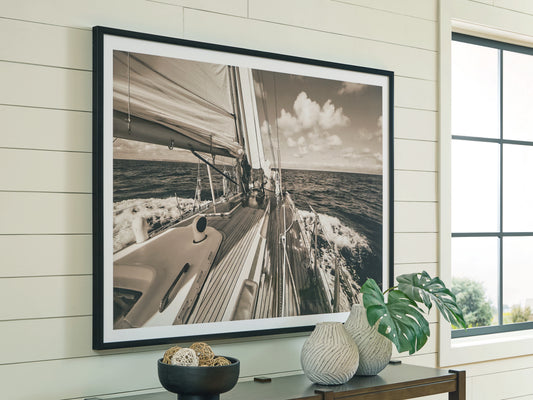 Orange Furniture Outlet - Ashley Furniture - Arlanford Wall Decor - Wall Art / Sepia - A8000505