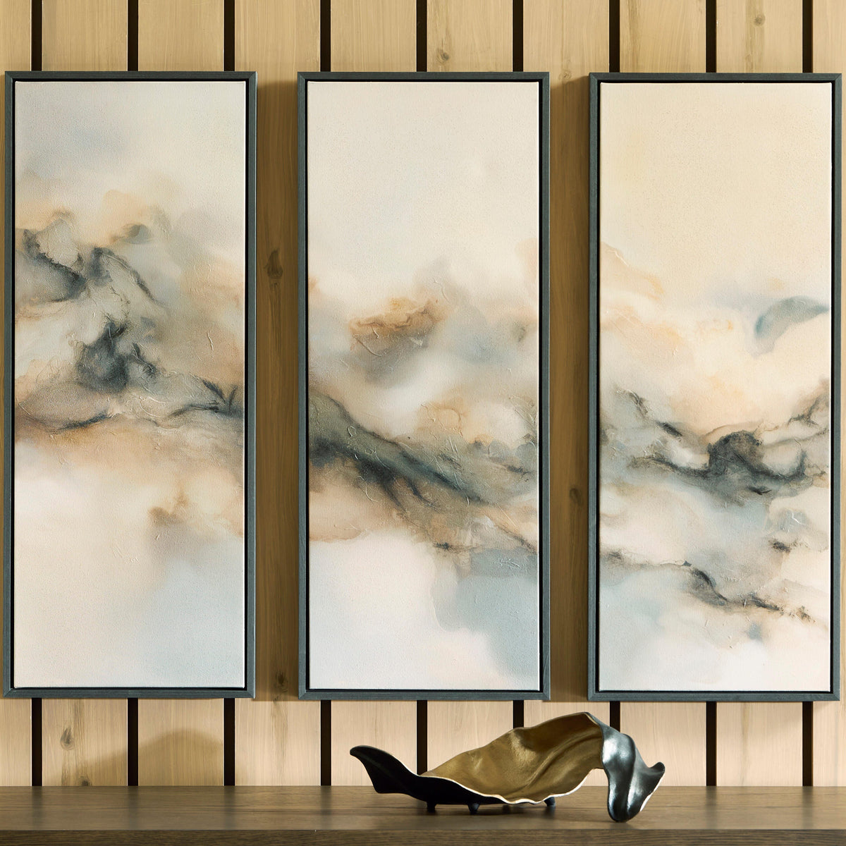 Orange Furniture Outlet - Ashley Furniture - Larrondale Wall Decor - Wall Art Set (3/CN) - A8000556