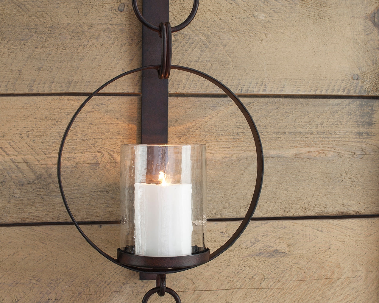Orange Furniture Outlet - Ashley Furniture - Ogaleesha Wall Decor - Wall Sconce / Brown - A8010036