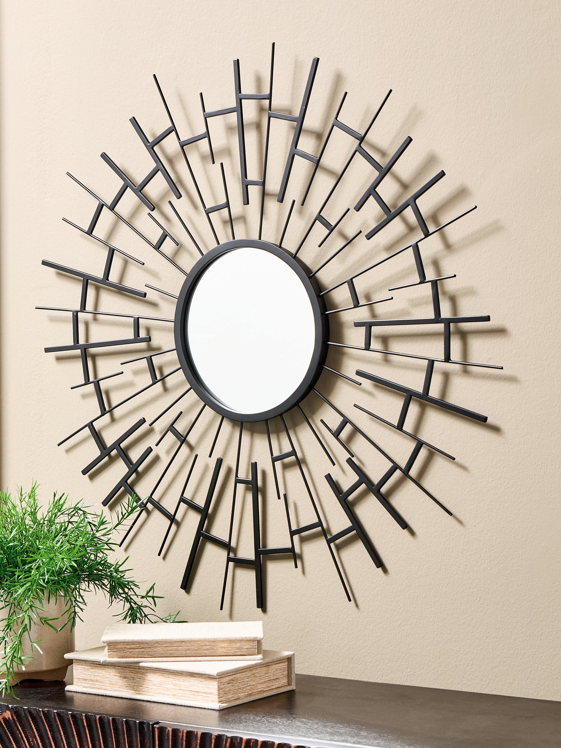 Orange Furniture Outlet - Ashley Furniture - Garrenworth Mirror - Accent Mirror / Black - A8010391