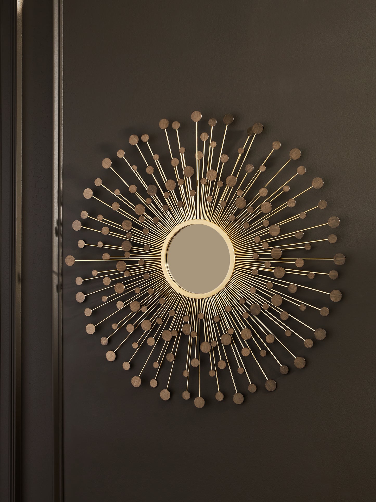 Orange Furniture Outlet - Ashley Furniture - Morwenna Mirror - Accent Mirror / Bronze/Gold Finish - A8010392