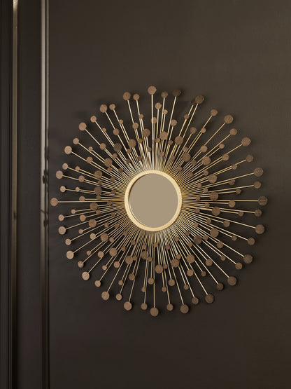 Orange Furniture Outlet - Ashley Furniture - Morwenna Mirror - Accent Mirror / Bronze/Gold Finish - A8010392