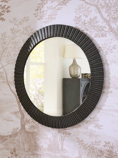 Orange Furniture Outlet - Ashley Furniture - Ozias Mirror - Accent Mirror / Black - A8010417