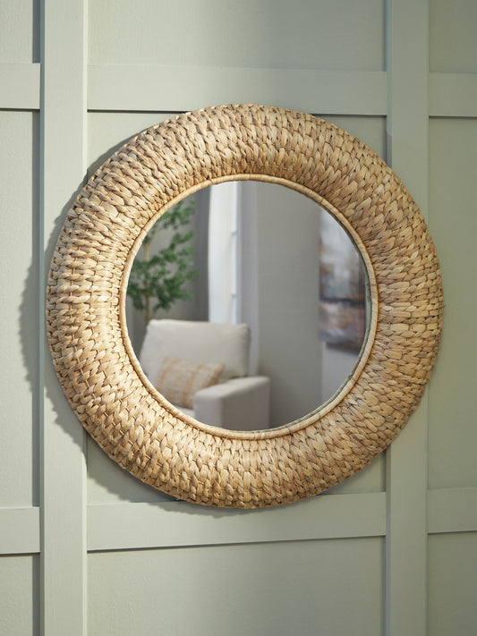Orange Furniture Outlet - Ashley Furniture - Briggsburg Mirror - Accent Mirror / Natural - A8010437