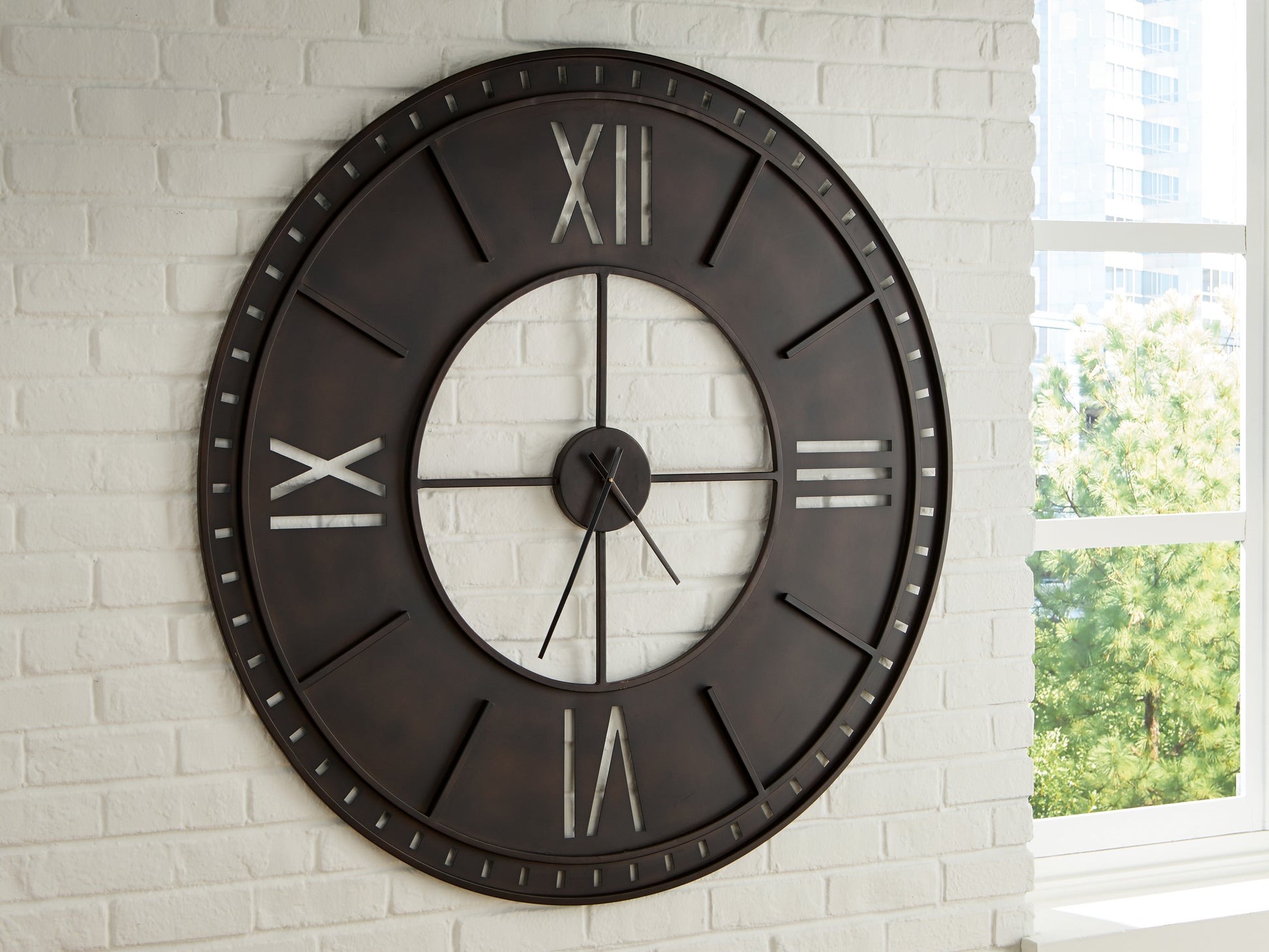 Orange Furniture Outlet - Ashley Furniture - Lytle Wall Decor - Wall Clock - A8010453