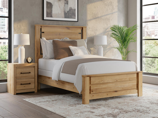 Orange Furniture Outlet - Ashley Furniture - Brozmont Bedroom - Full Panel Bed - B1045B8