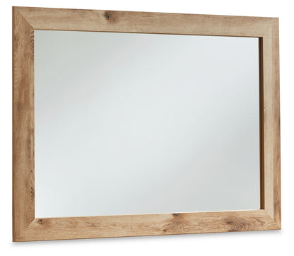 Orange Furniture Outlet - Ashley Furniture - Hyanna Bedroom - Bedroom Mirror / Tan Brown - B1050-36