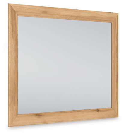 Orange Furniture Outlet - Ashley Furniture - Aleaport Bedroom - Bedroom Mirror / Warm Brown - PCB1075-36