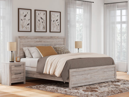 Orange Furniture Outlet - Ashley Furniture - Broachmyn Bedroom - King Panel Bed / Gray - PCB1120B6