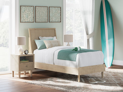Orange Furniture Outlet - Ashley Furniture - Cielden Bedroom - Twin Panel Bed / Two-tone - B1199B18