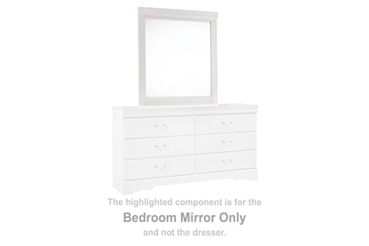 Orange Furniture Outlet - Ashley Furniture - Anarasia Bedroom - Bedroom Mirror / White - B129-36