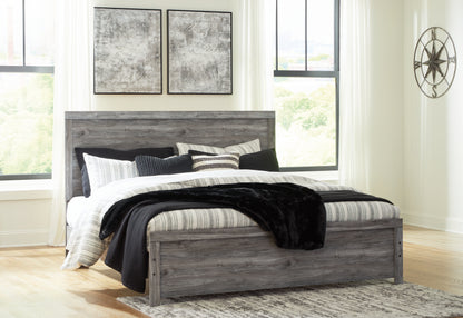Orange Furniture Outlet - Ashley Furniture - Bronyan Bedroom - King Panel Bed / Dark Gray - B1290B4