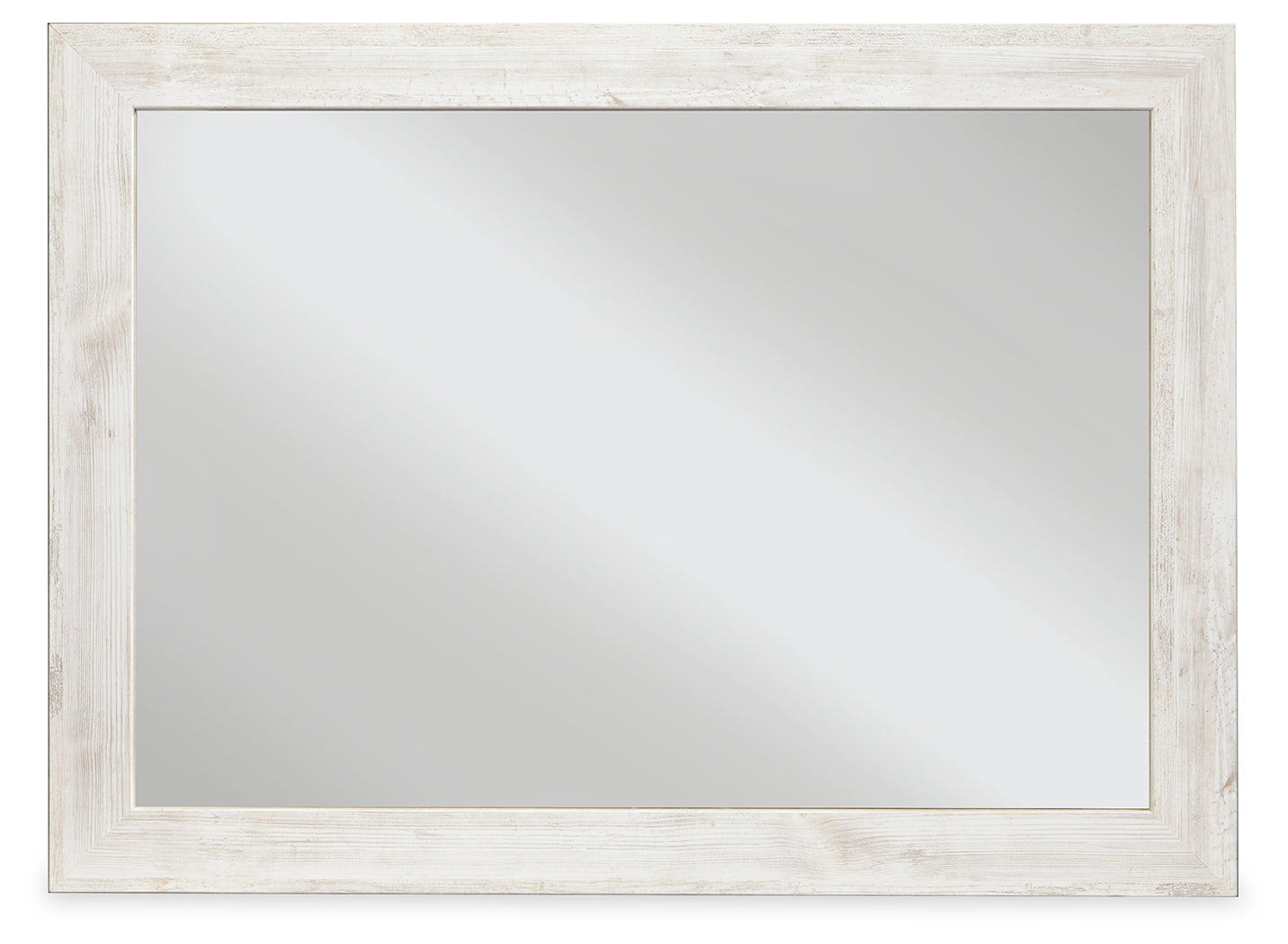 Orange Furniture Outlet - Ashley Furniture - Paxberry Bedroom - Bedroom Mirror / Whitewash - B181-36