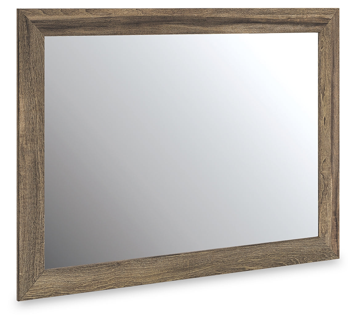 Orange Furniture Outlet - Ashley Furniture - Elbrim Bedroom - Bedroom Mirror / Brown - PCB2005-36