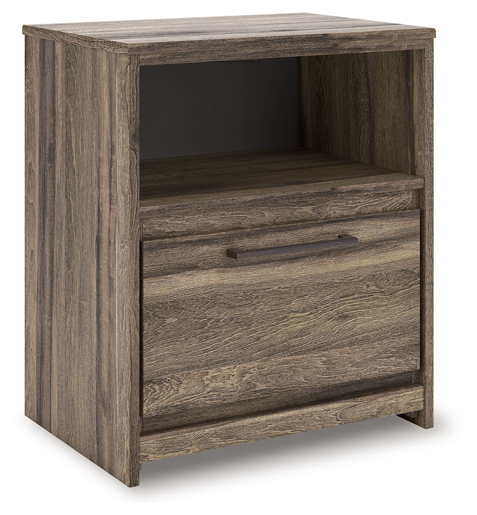 Orange Furniture Outlet - Ashley Furniture - Elbrim Bedroom - Queen Panel Bed / Brown - PCB2005B2