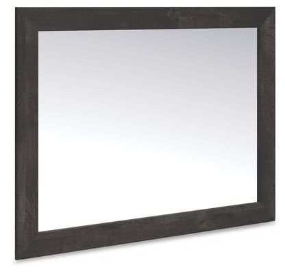 Orange Furniture Outlet - Ashley Furniture - Hollivern Bedroom - Bedroom Mirror / Dark Gray - PCB2108-36