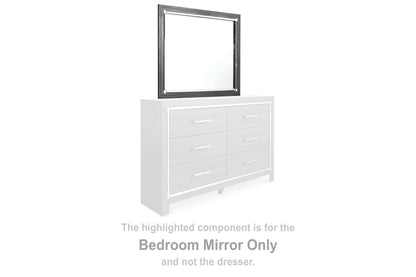 Orange Furniture Outlet - Ashley Furniture - Lodanna Bedroom - Bedroom Mirror / Gray - B214-36