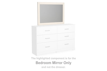 Orange Furniture Outlet - Ashley Furniture - Stelsie Bedroom - Bedroom Mirror / White - B2588-36