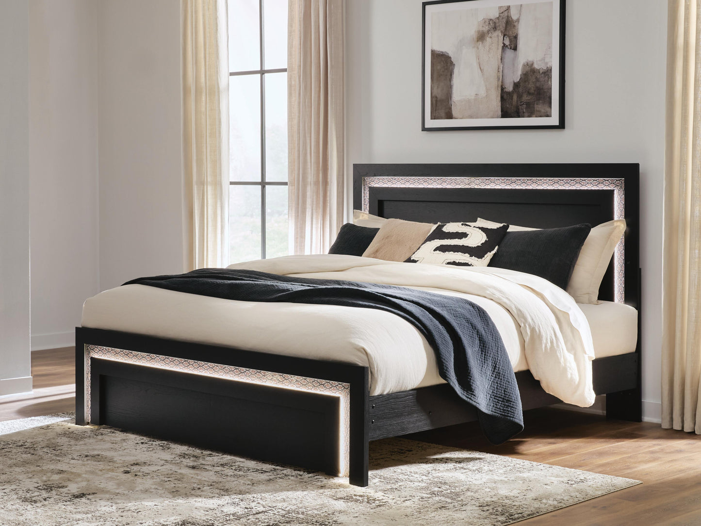 Orange Furniture Outlet - Ashley Furniture - Shoralli Bedroom - Queen Panel Bed - B2611B11