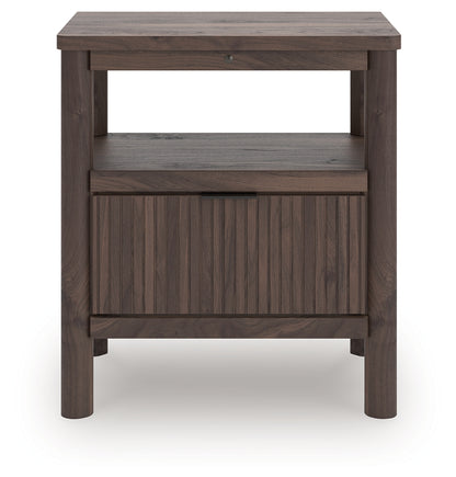 Orange Furniture Outlet - Ashley Furniture - Pamytta Bedroom - One Drawer Night Stand / Brown - PCB2614-91