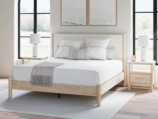 Orange Furniture Outlet - Ashley Furniture - Cadmori Bedroom - One Drawer Night Stand / Black/White - B2616-91