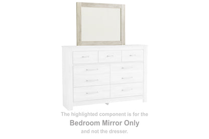 Orange Furniture Outlet - Ashley Furniture - Bellaby Bedroom - Bedroom Mirror / Whitewash - B331-36