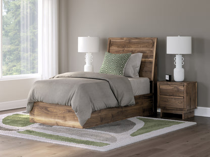 Orange Furniture Outlet - Ashley Furniture - Chirason Bedroom - Twin Panel Bed / Brown - PCB3367B21