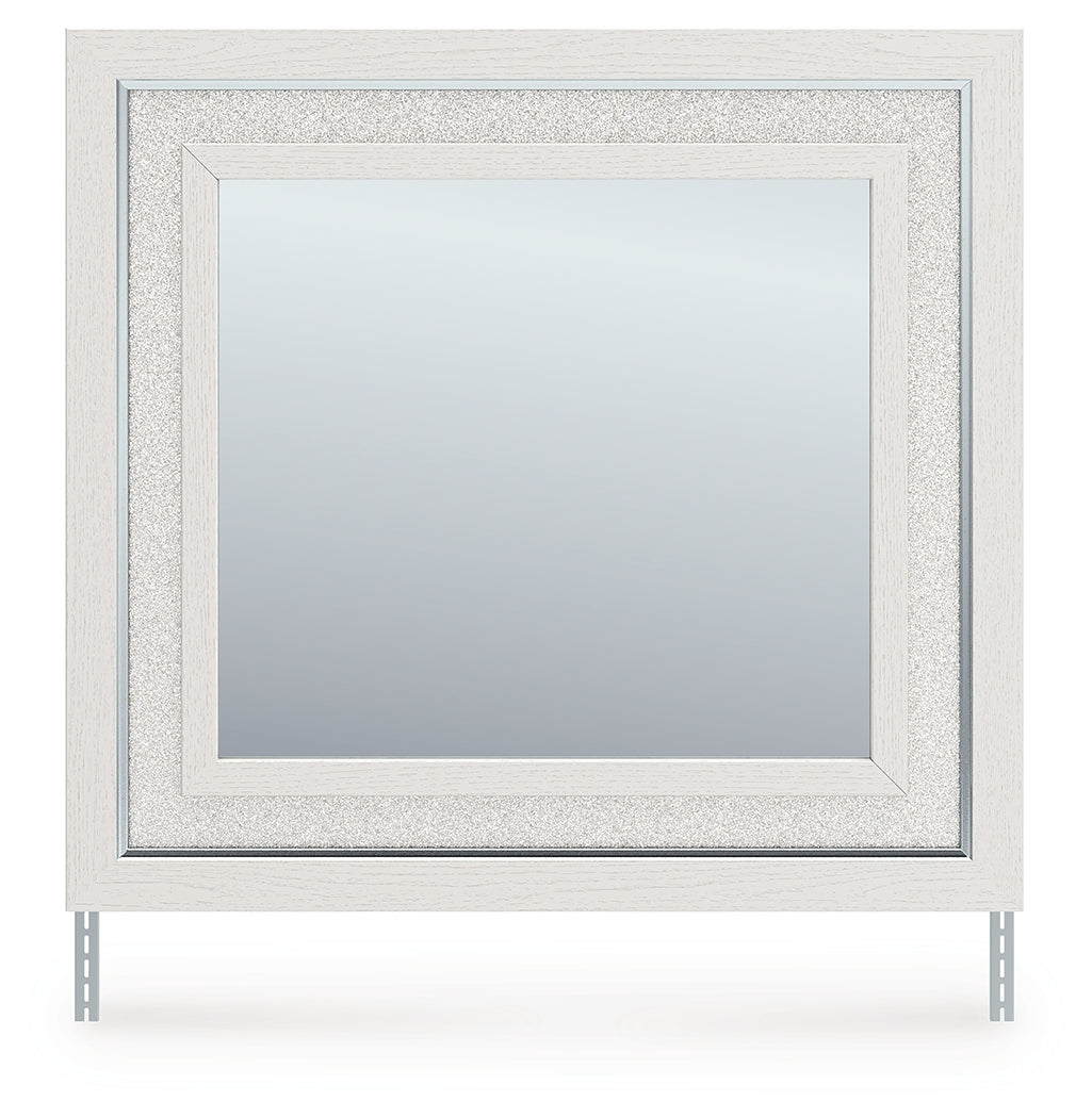 Orange Furniture Outlet - Ashley Furniture - Zuraleus Bedroom - Bedroom Mirror / White - PCB3381-36