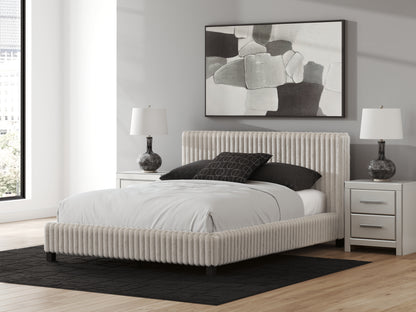 Orange Furniture Outlet - Ashley Furniture - Zuraleus Bedroom - Queen Upholstered Bed / White - PCB3381B11