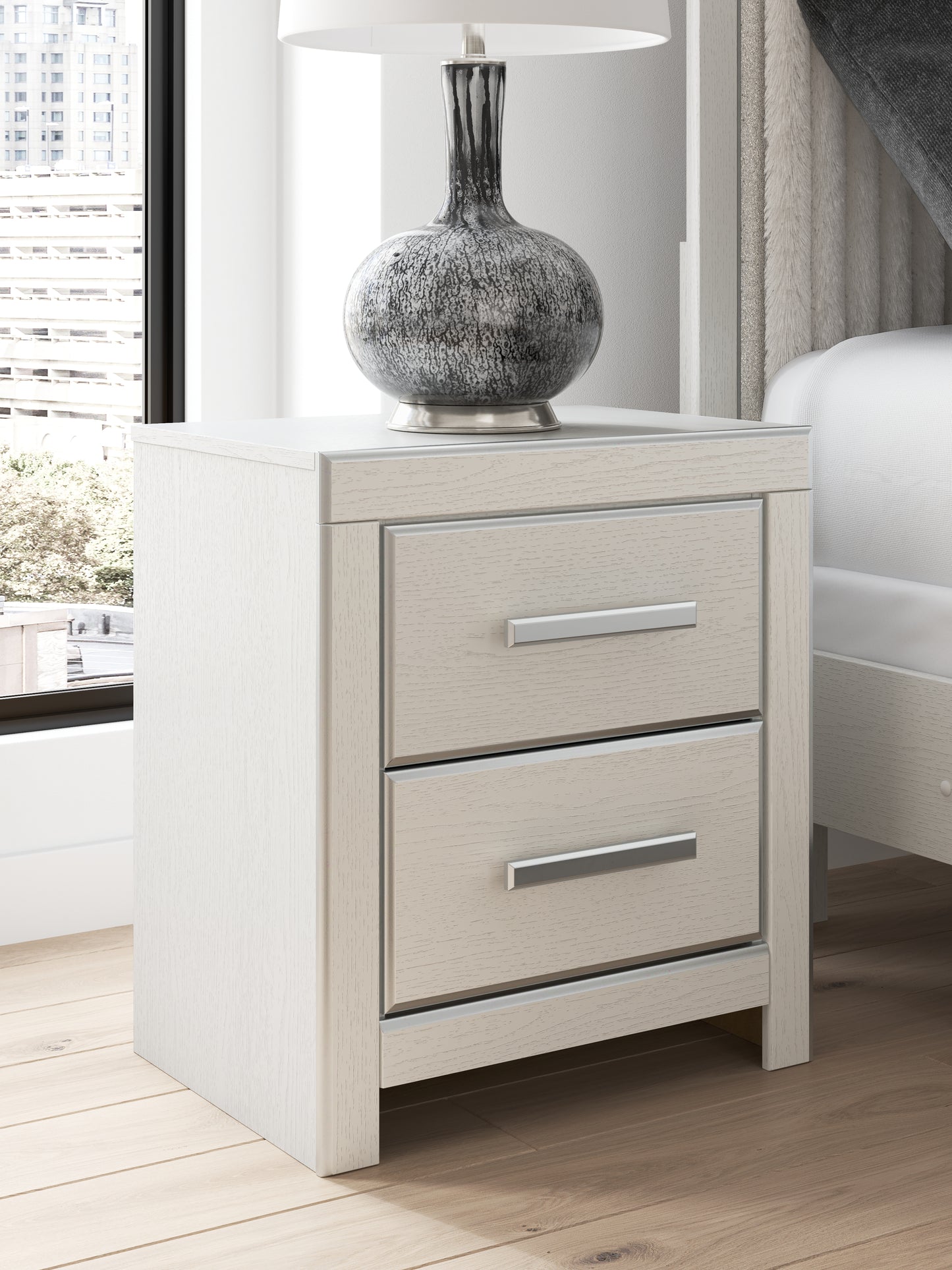 Orange Furniture Outlet - Ashley Furniture - Zuraleus Bedroom - California King Upholstered Bed / White - PCB3381B14
