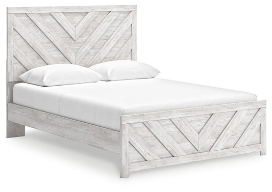 Orange Furniture Outlet - Ashley Furniture - Cayboni Bedroom - Twin Panel Bed / Whitewash - B3788B6